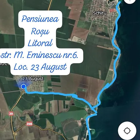 Pensiunea Rosu Litoral Han/Misafirhane Douăzeci şi Trei August